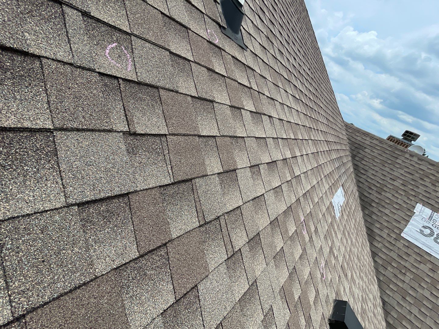 Image of a roof repaired by Michael, Lance and MD roofing and construction